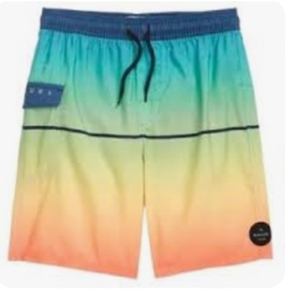 Rip curl, NWT, swim trunks, size boys 4